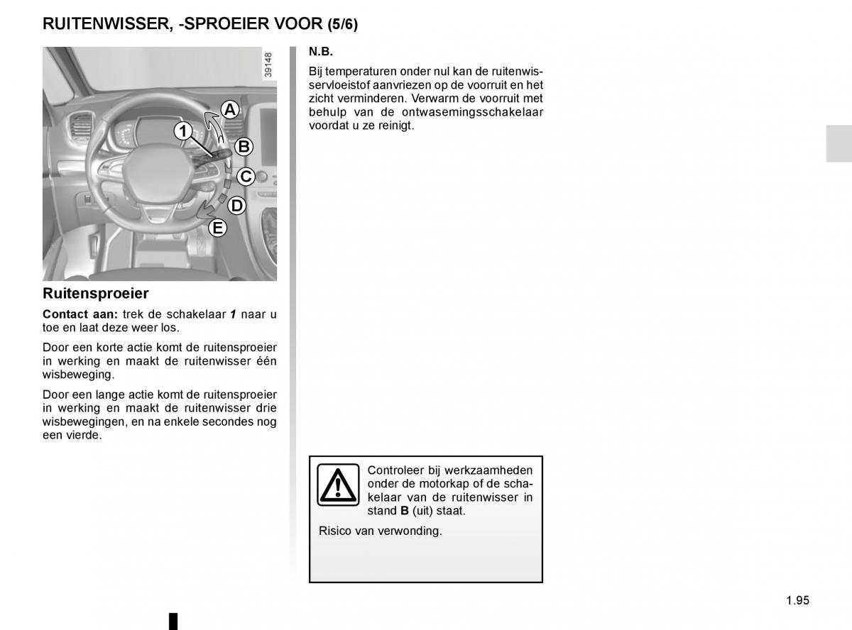 Renault Espace V 5 handleiding / page 101