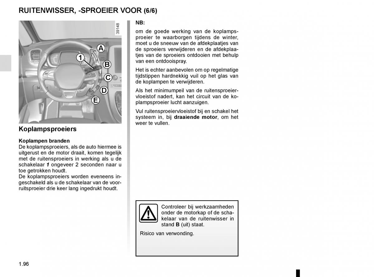 Renault Espace V 5 handleiding / page 102