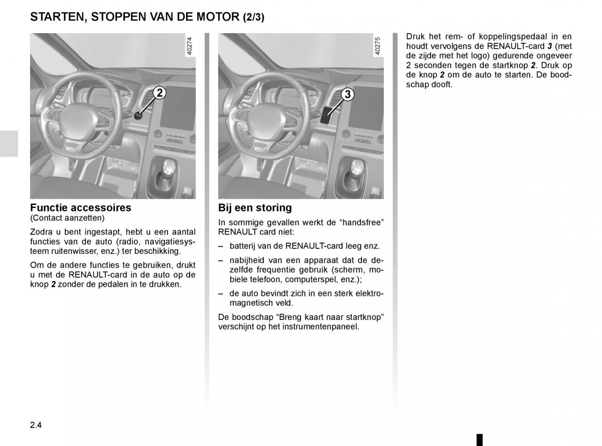 Renault Espace V 5 handleiding / page 112