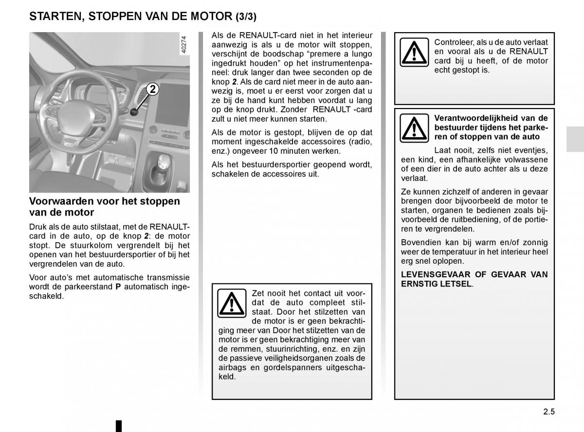 Renault Espace V 5 handleiding / page 113