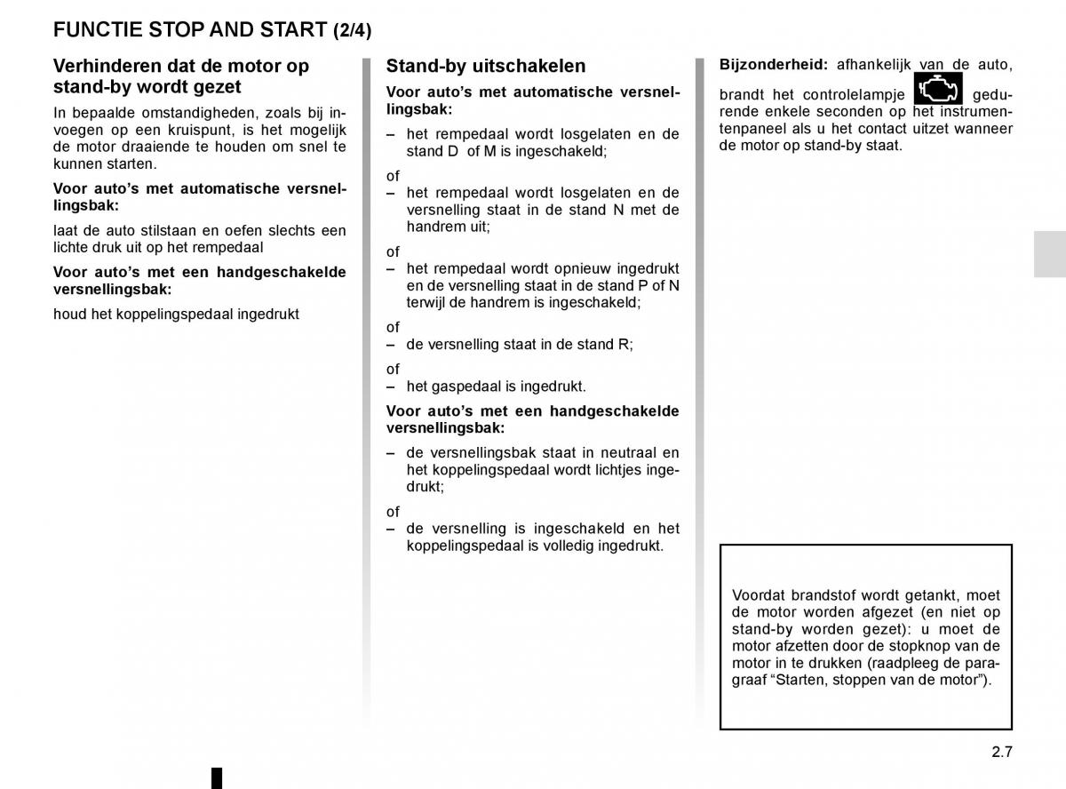 Renault Espace V 5 handleiding / page 115