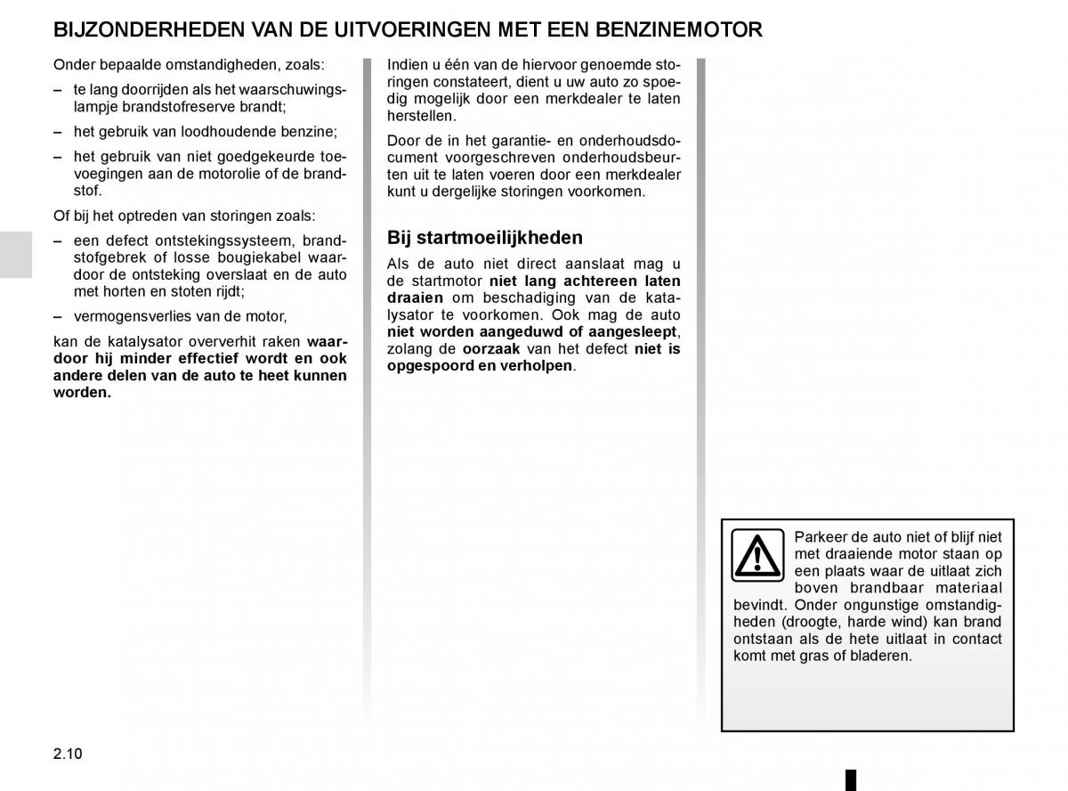 Renault Espace V 5 handleiding / page 118