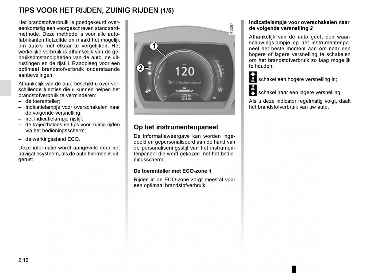 Renault Espace V 5 handleiding / page 124