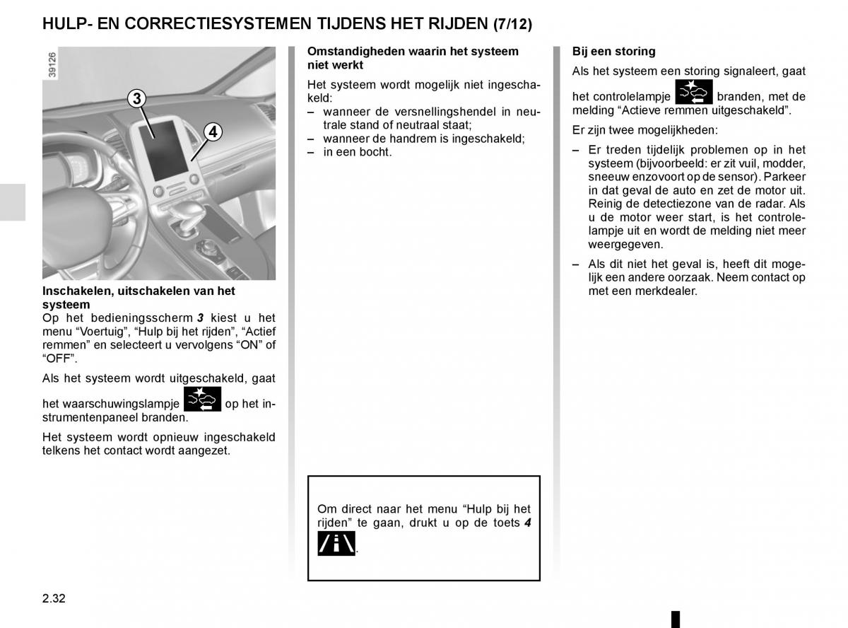 Renault Espace V 5 handleiding / page 140