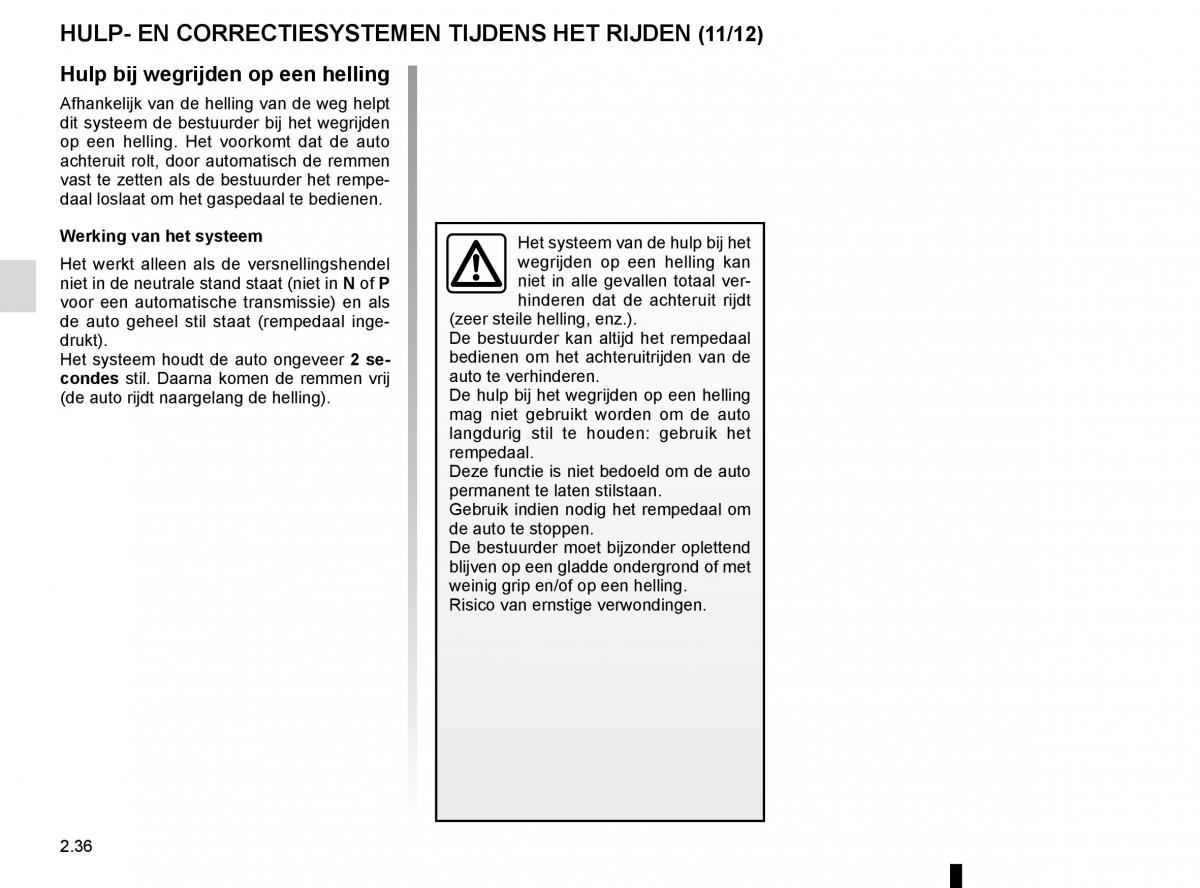 Renault Espace V 5 handleiding / page 144