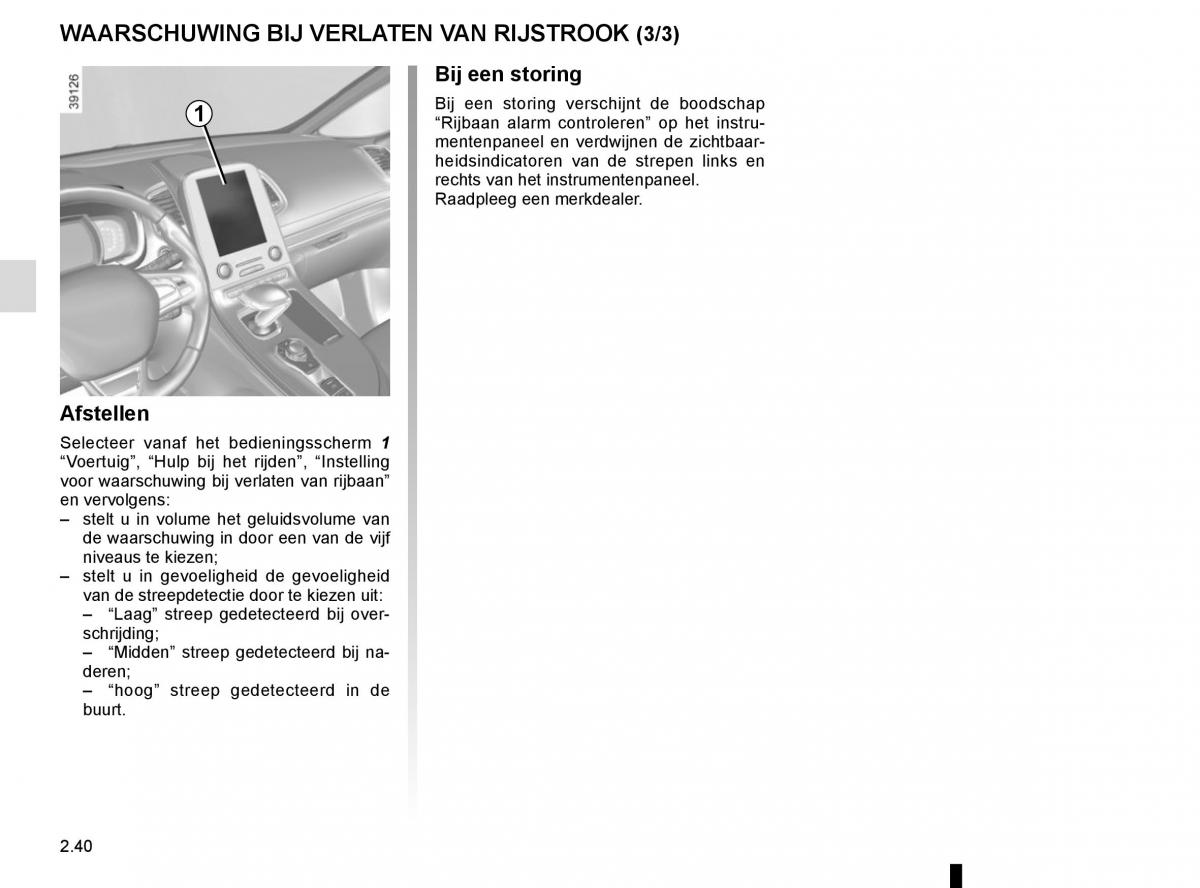 Renault Espace V 5 handleiding / page 148