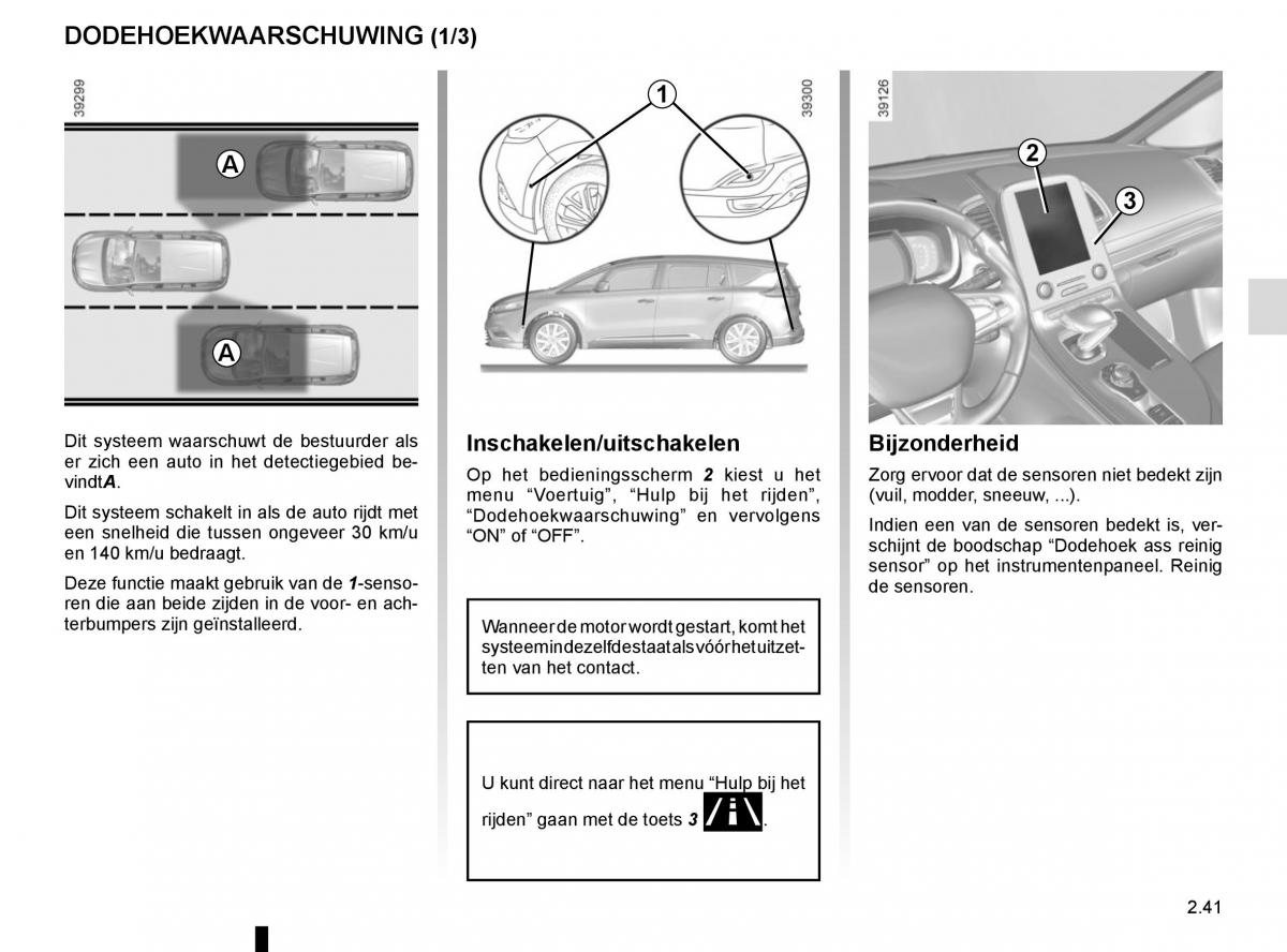 Renault Espace V 5 handleiding / page 149