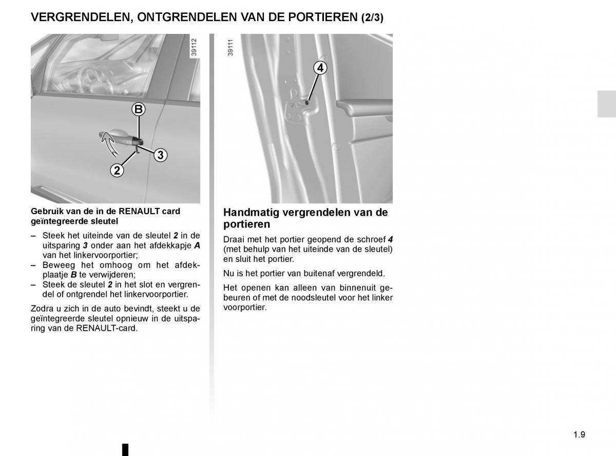 Renault Espace V 5 handleiding / page 15