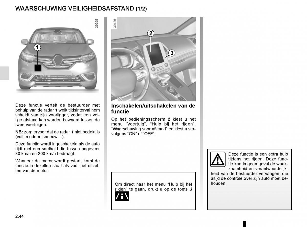 Renault Espace V 5 handleiding / page 152