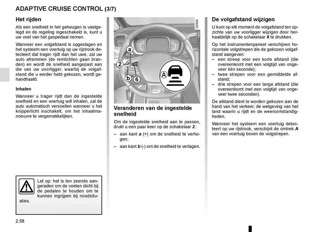 Renault Espace V 5 handleiding / page 166