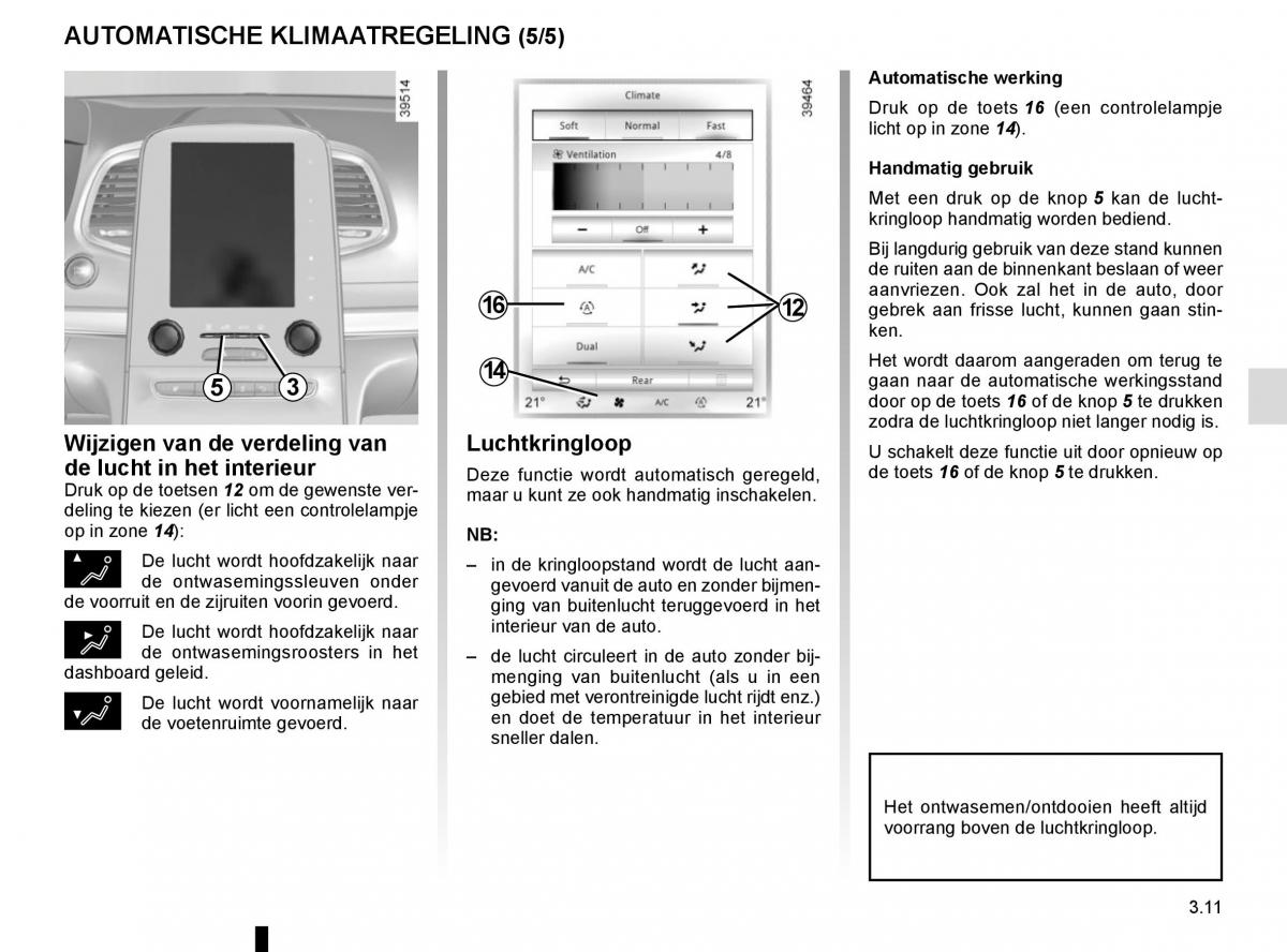 Renault Espace V 5 handleiding / page 199