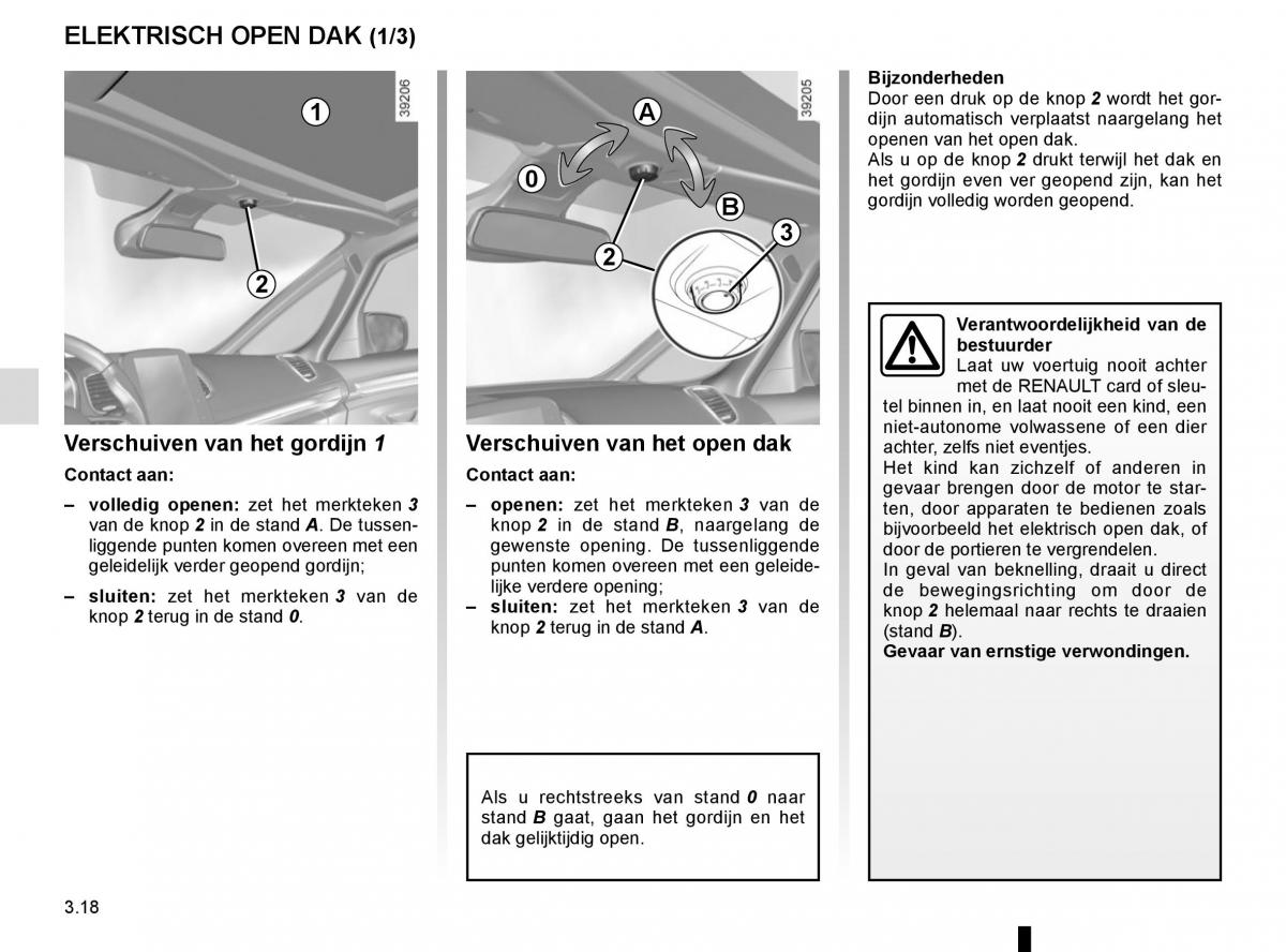 Renault Espace V 5 handleiding / page 206