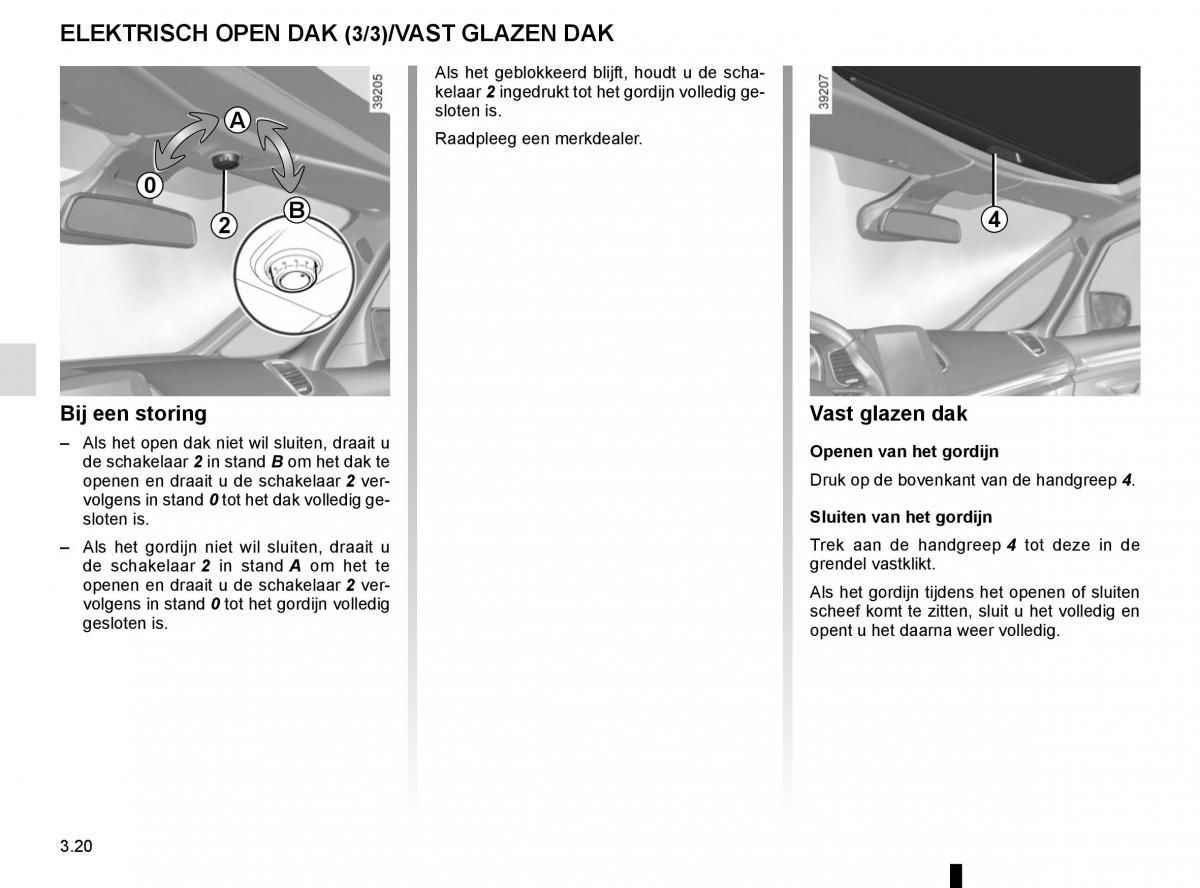 Renault Espace V 5 handleiding / page 208