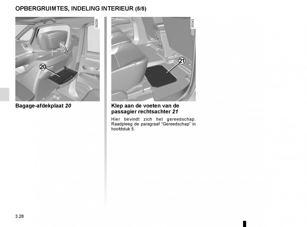 Renault Espace V 5 handleiding / page 216