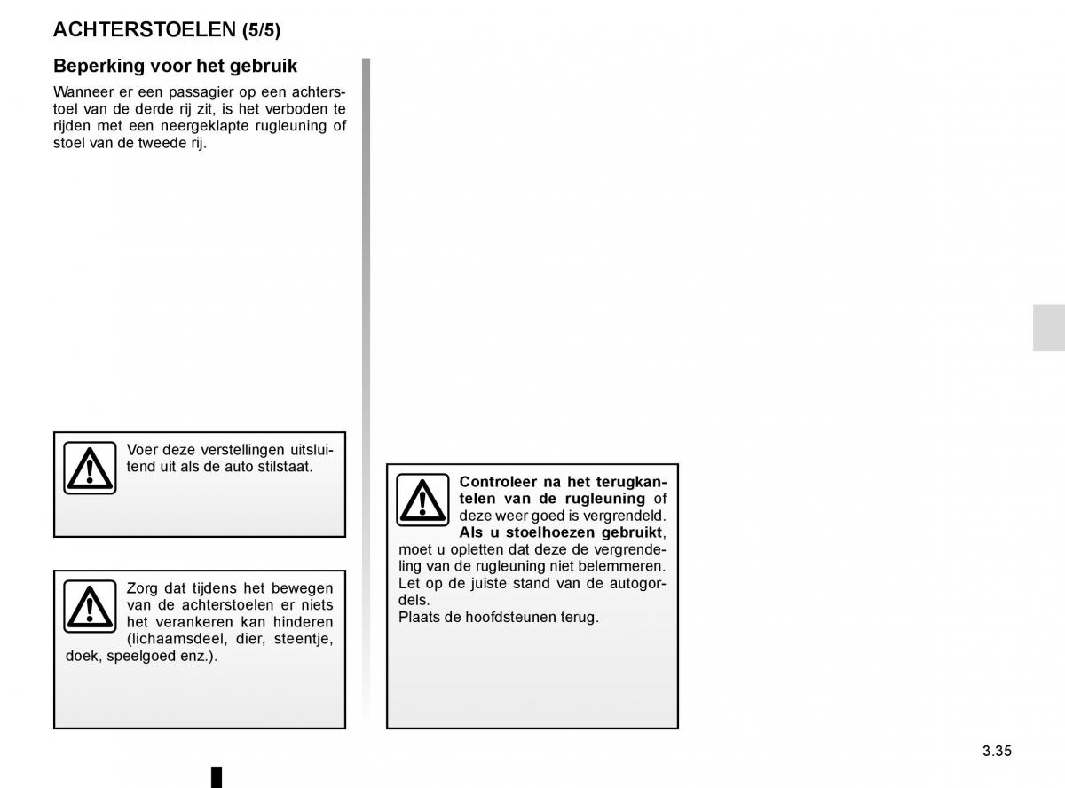 Renault Espace V 5 handleiding / page 223