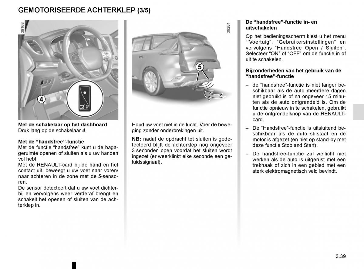 Renault Espace V 5 handleiding / page 227