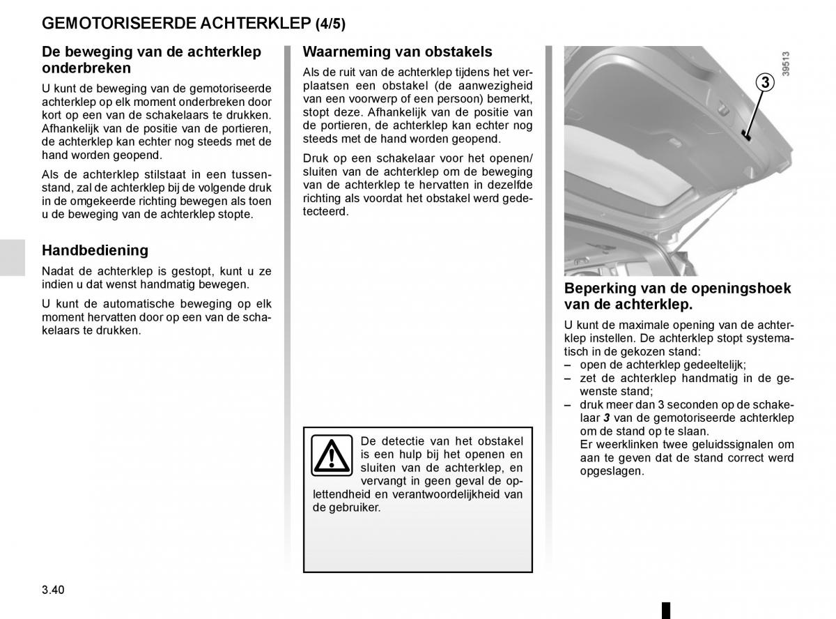 Renault Espace V 5 handleiding / page 228