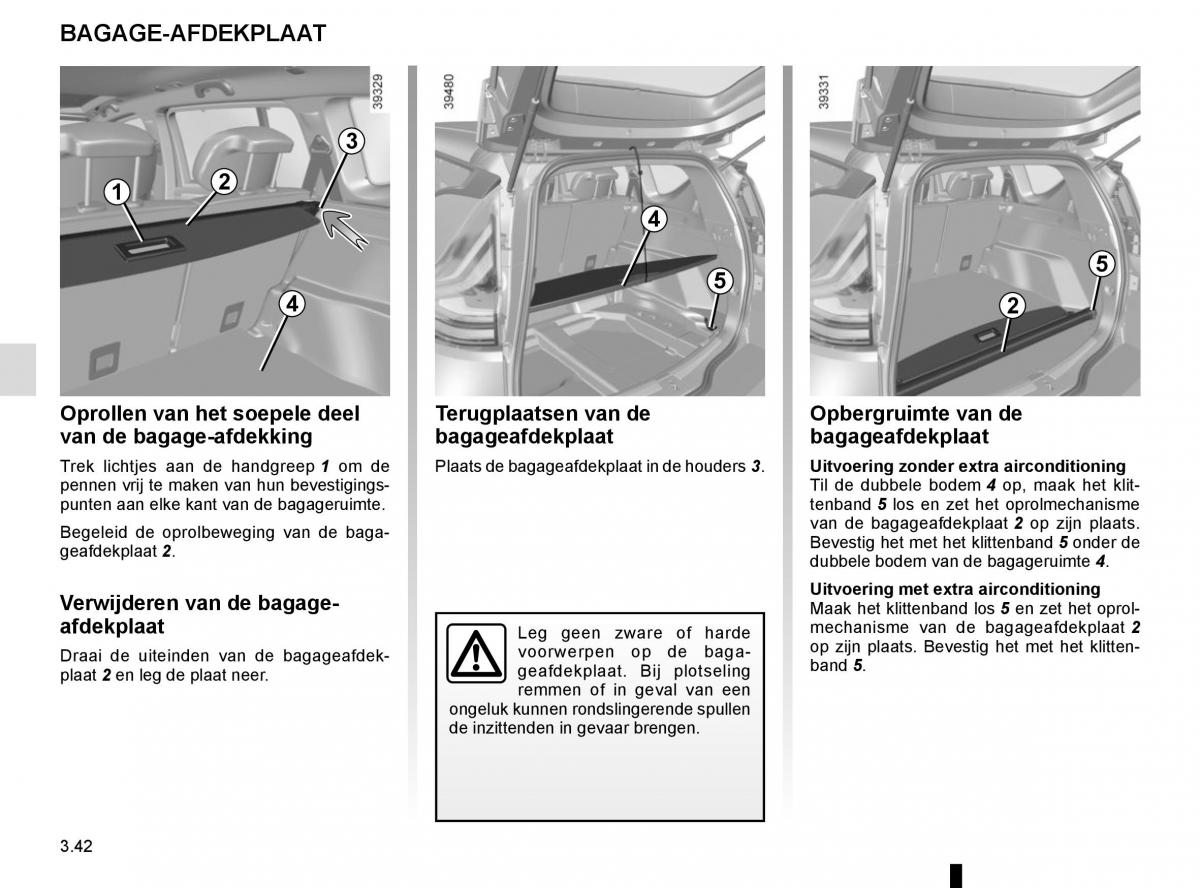 Renault Espace V 5 handleiding / page 230