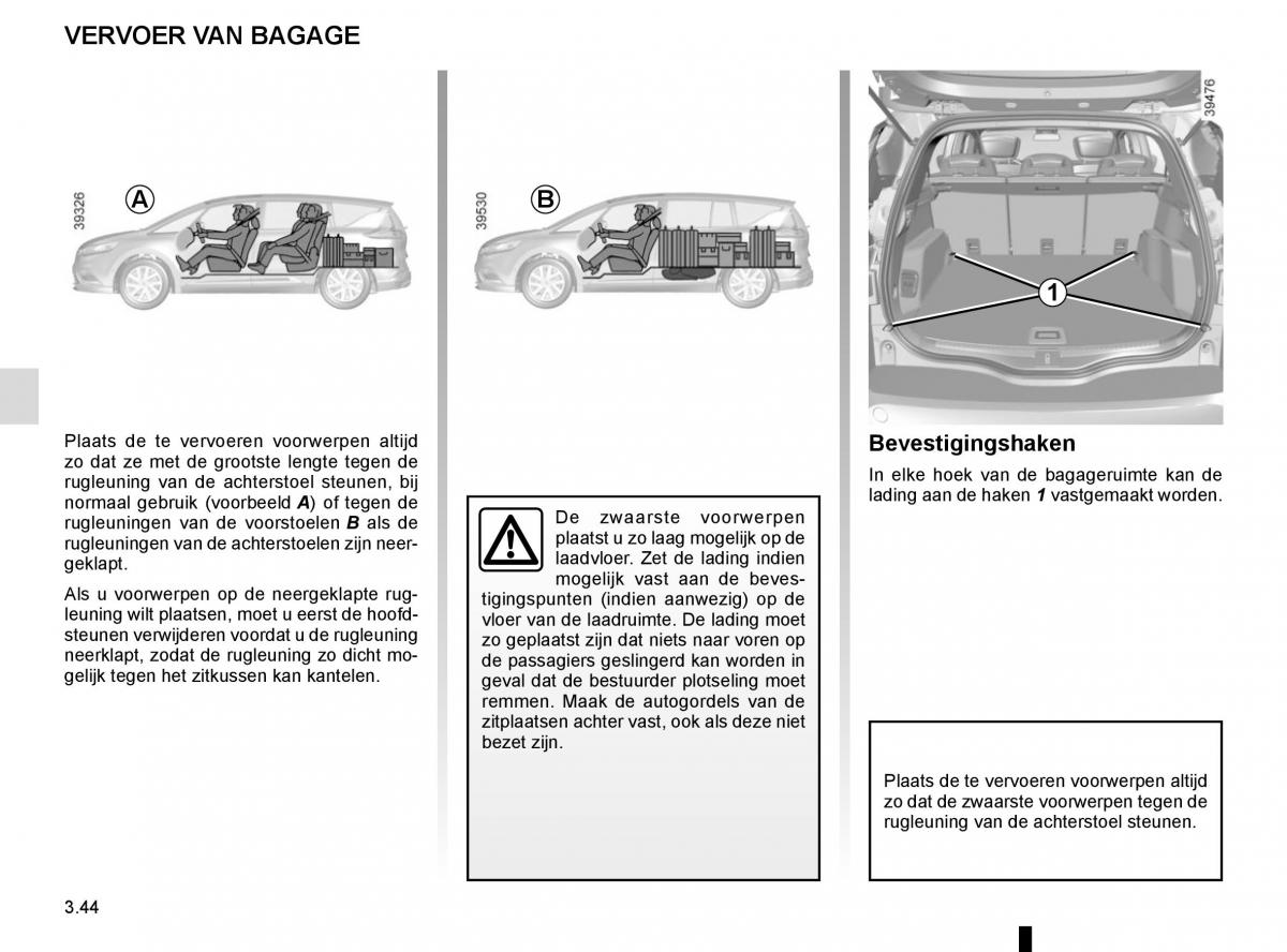 Renault Espace V 5 handleiding / page 232