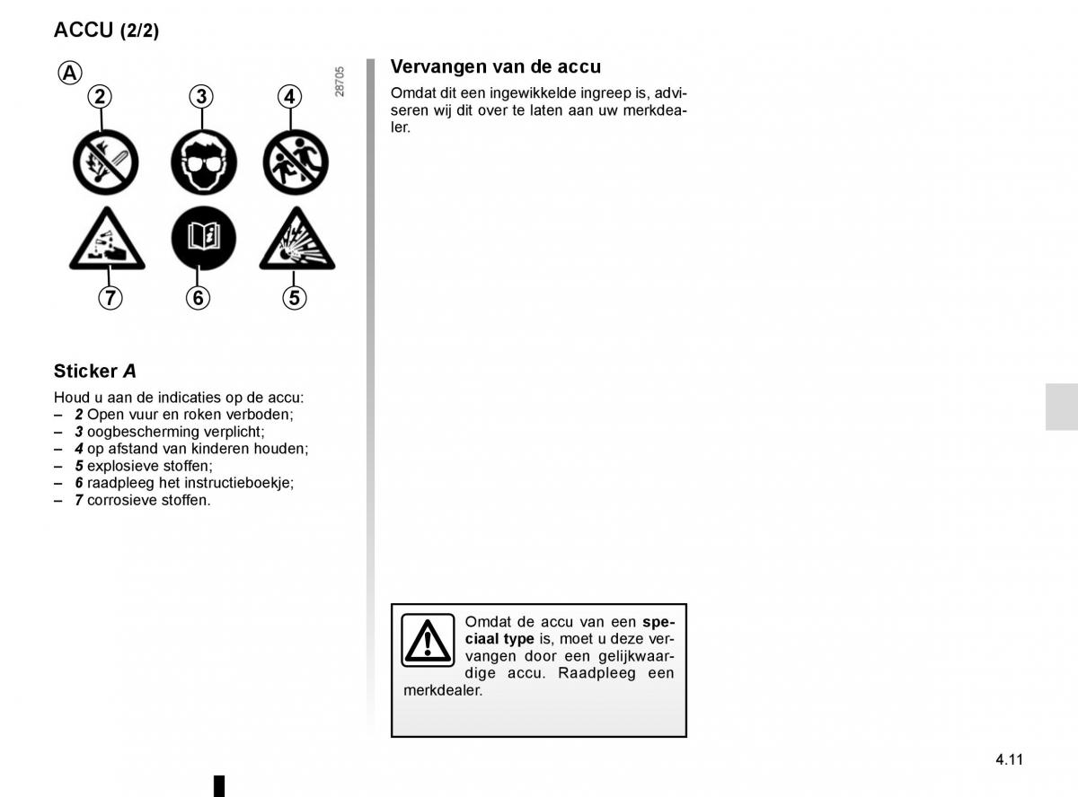 Renault Espace V 5 handleiding / page 249