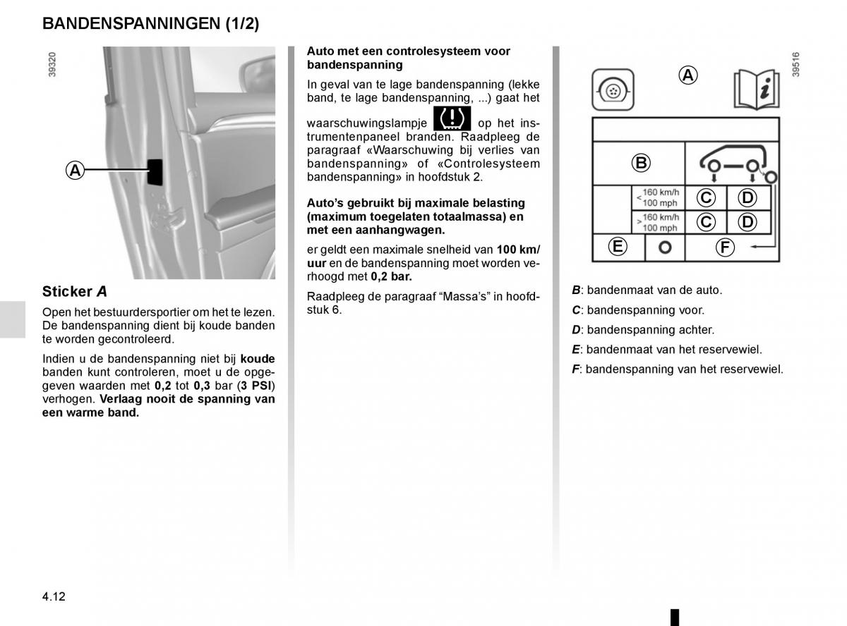 Renault Espace V 5 handleiding / page 250