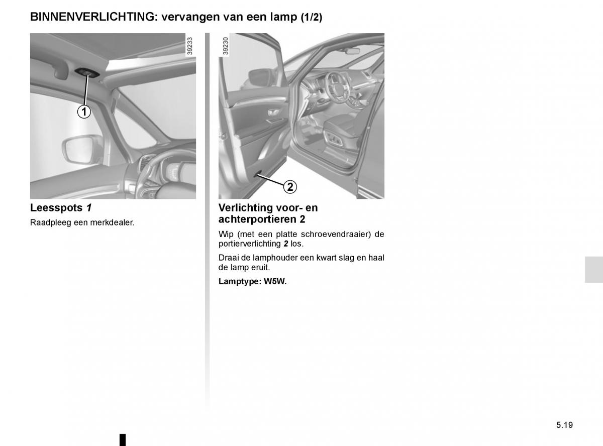 Renault Espace V 5 handleiding / page 275