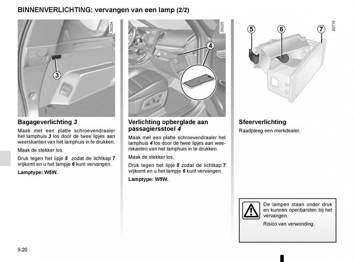 Renault Espace V 5 handleiding / page 276