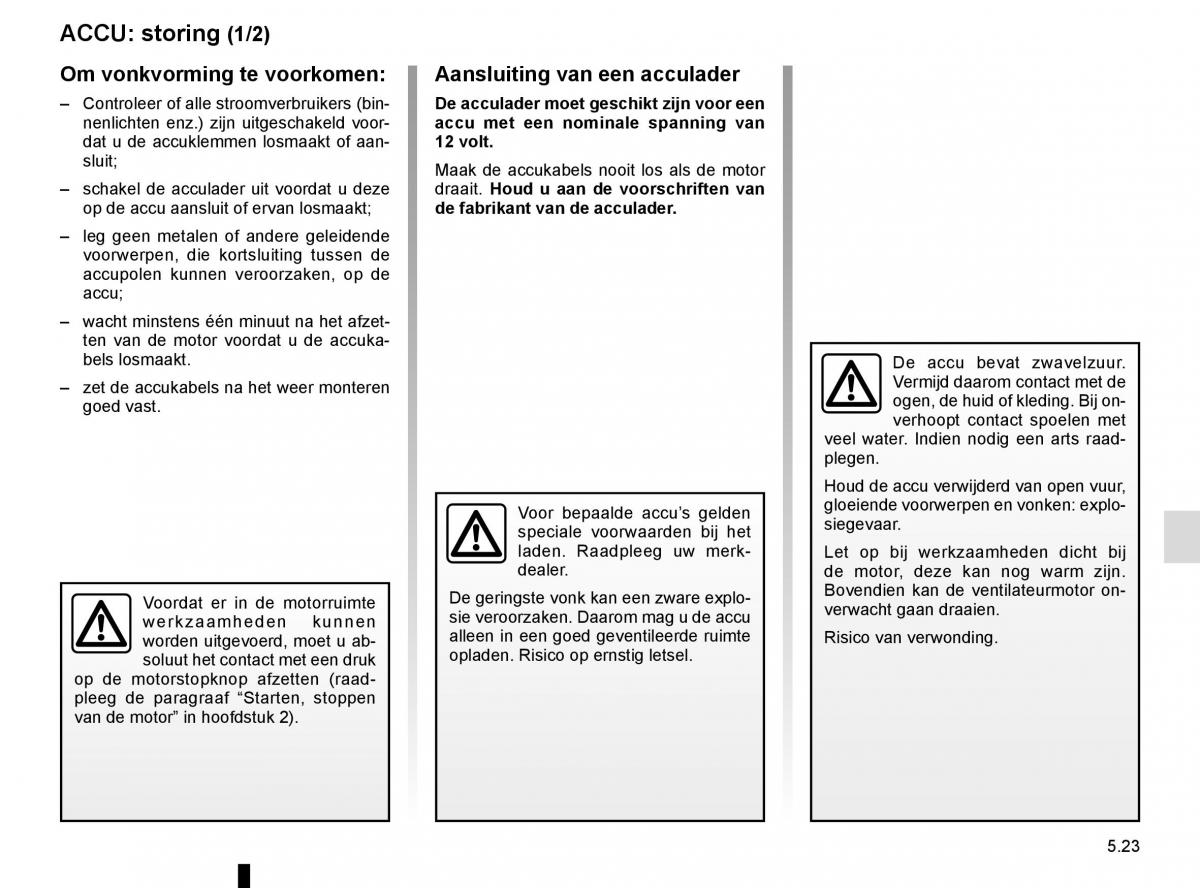 Renault Espace V 5 handleiding / page 279