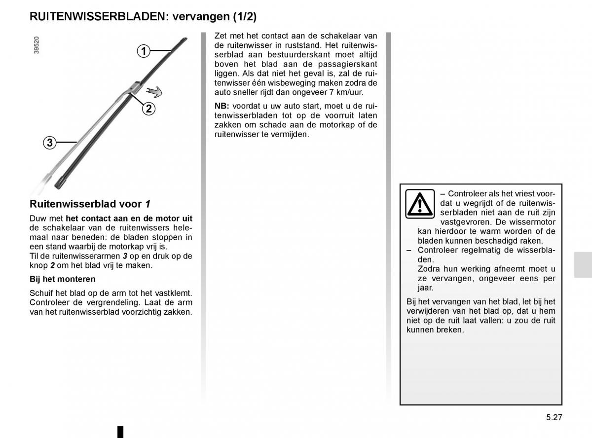 Renault Espace V 5 handleiding / page 283