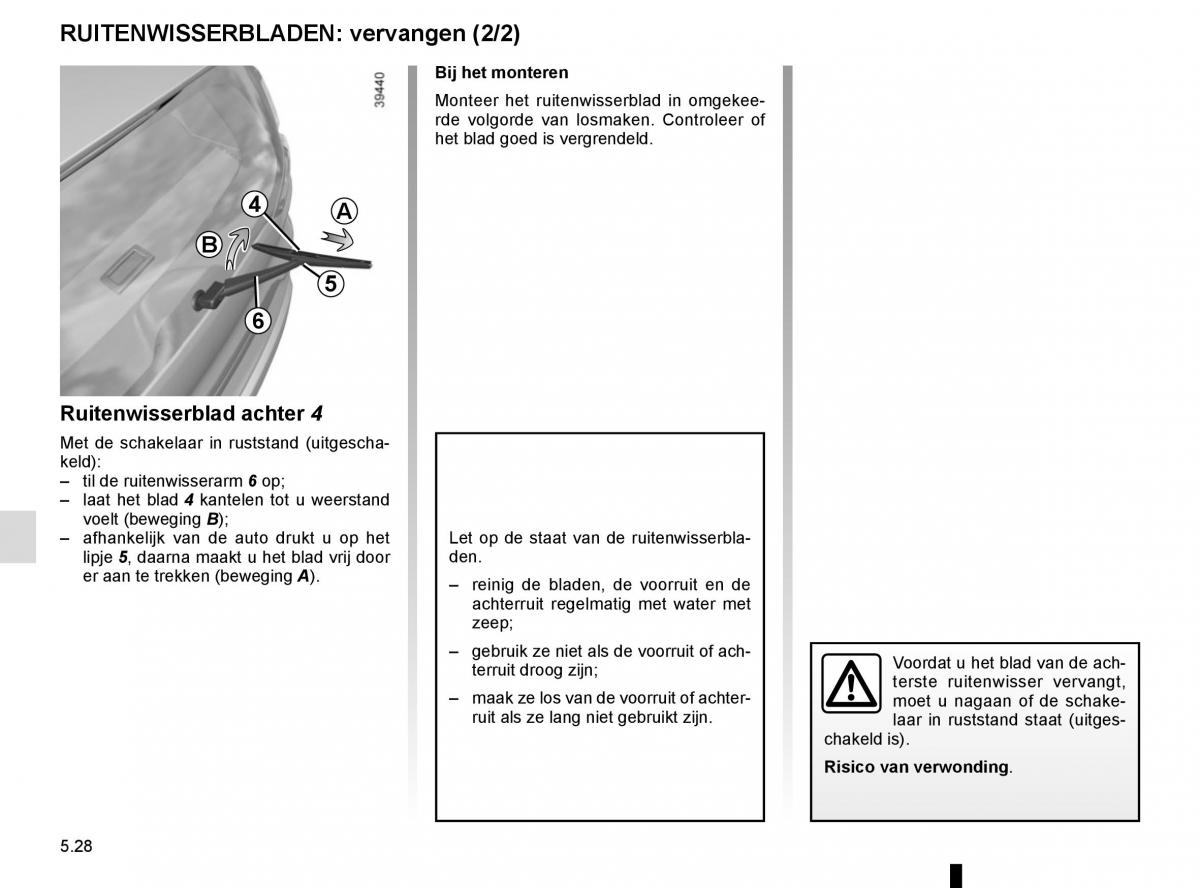 Renault Espace V 5 handleiding / page 284