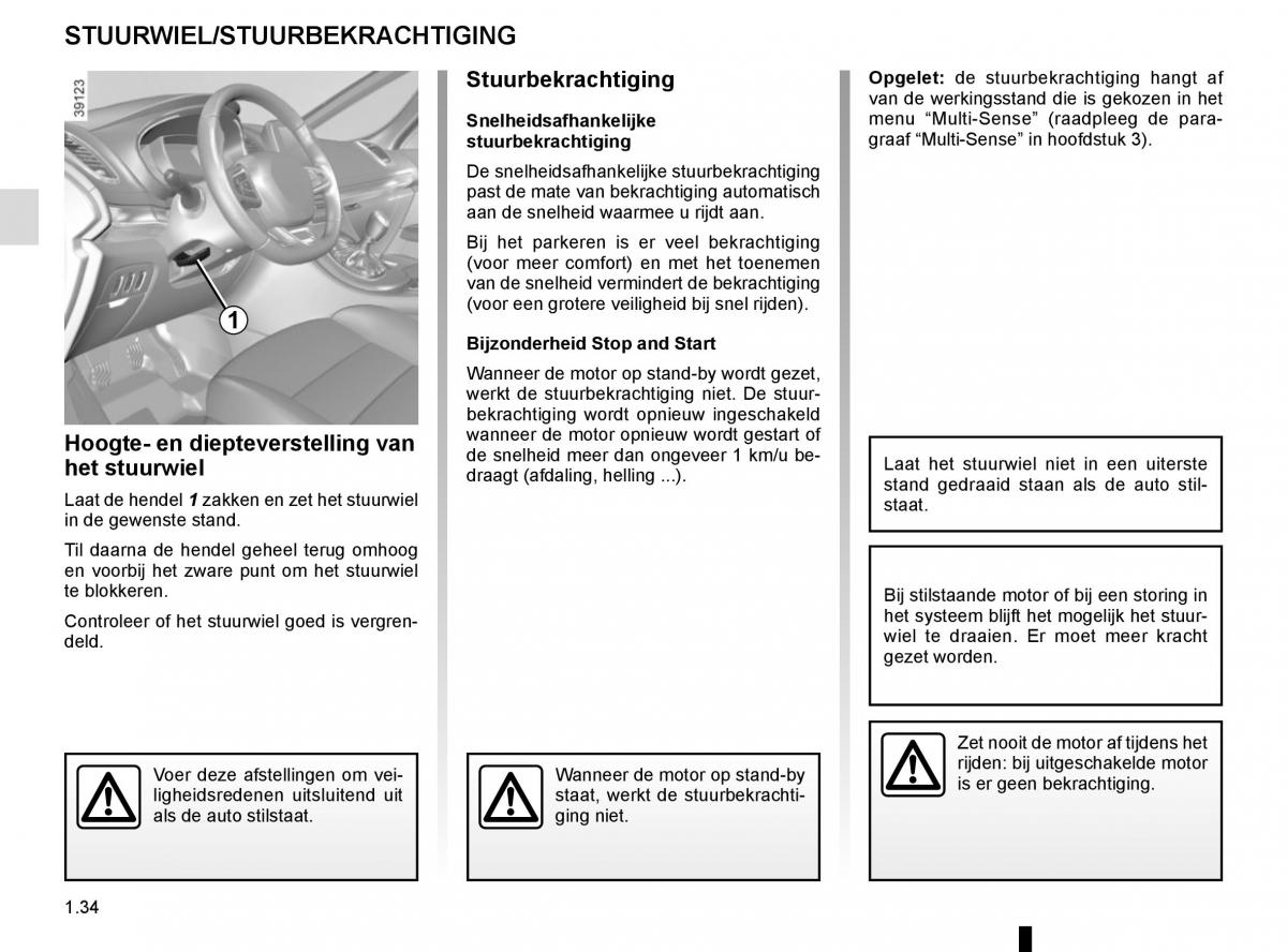 Renault Espace V 5 handleiding / page 40