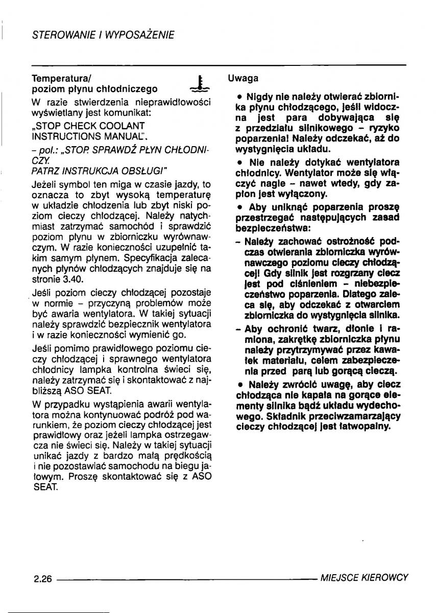 Seat Alhambra I 1 instrukcja obslugi / page 70