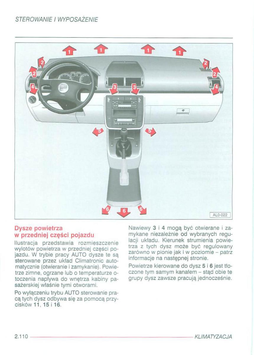 Seat Alhambra I 1 instrukcja obslugi / page 154