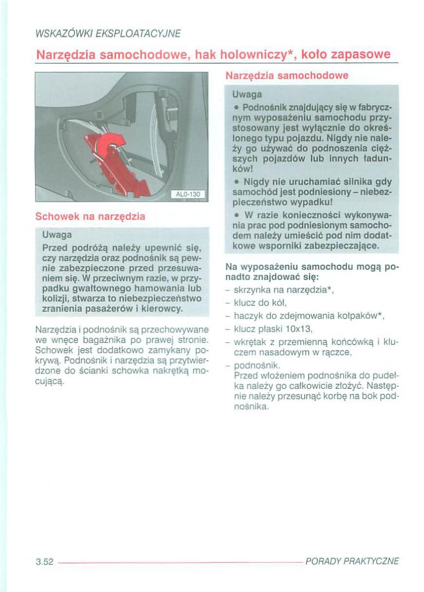 Seat Alhambra I 1 instrukcja obslugi / page 229