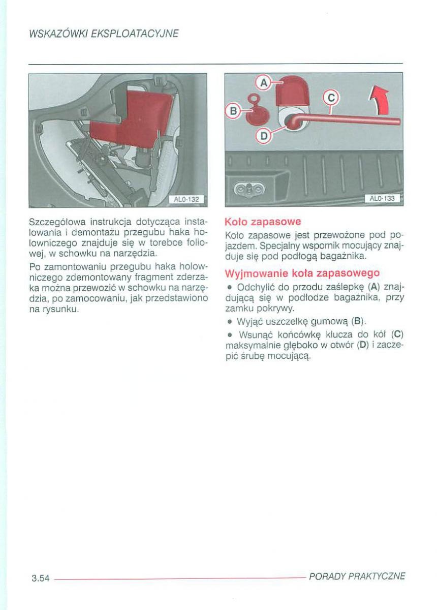 Seat Alhambra I 1 instrukcja obslugi / page 231