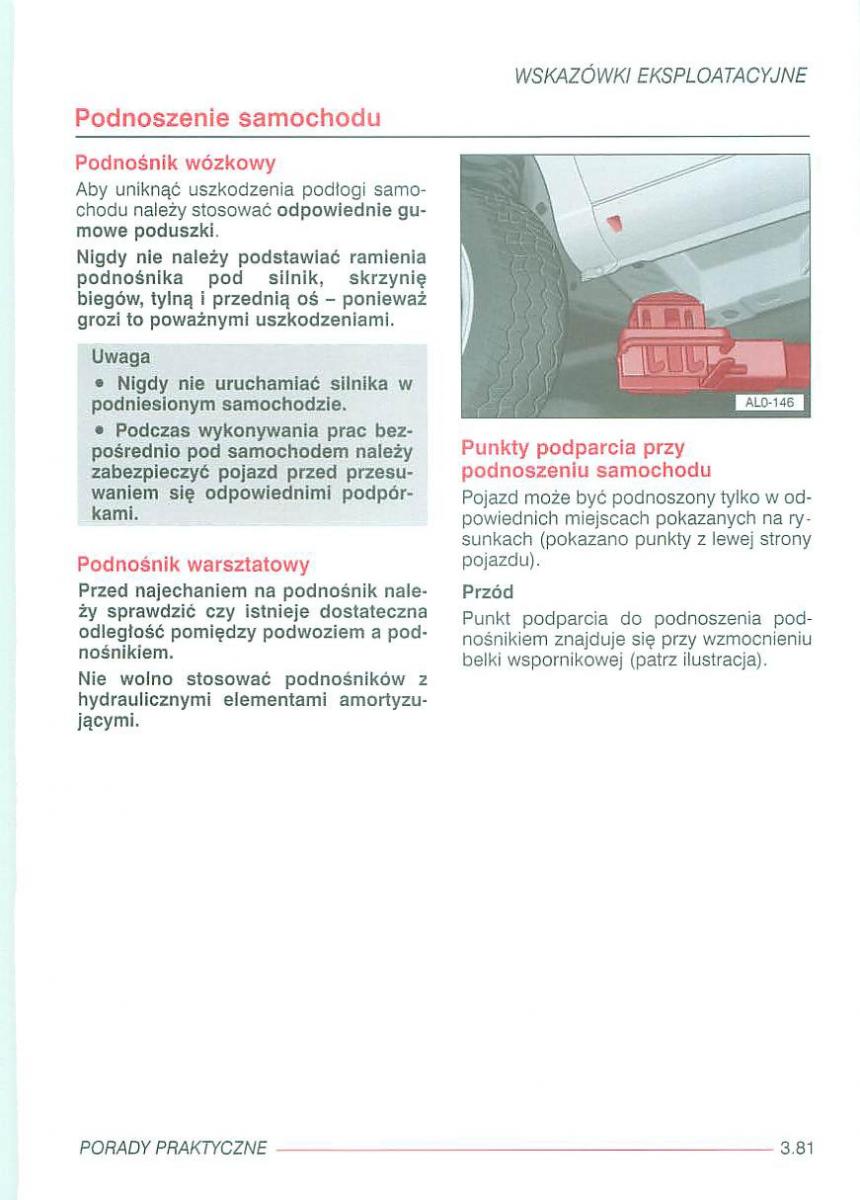 Seat Alhambra I 1 instrukcja obslugi / page 258