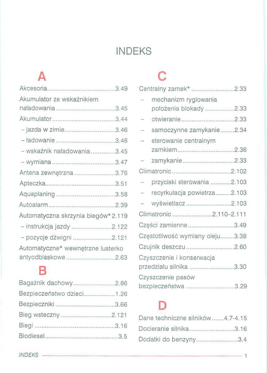 Seat Alhambra I 1 instrukcja obslugi / page 276