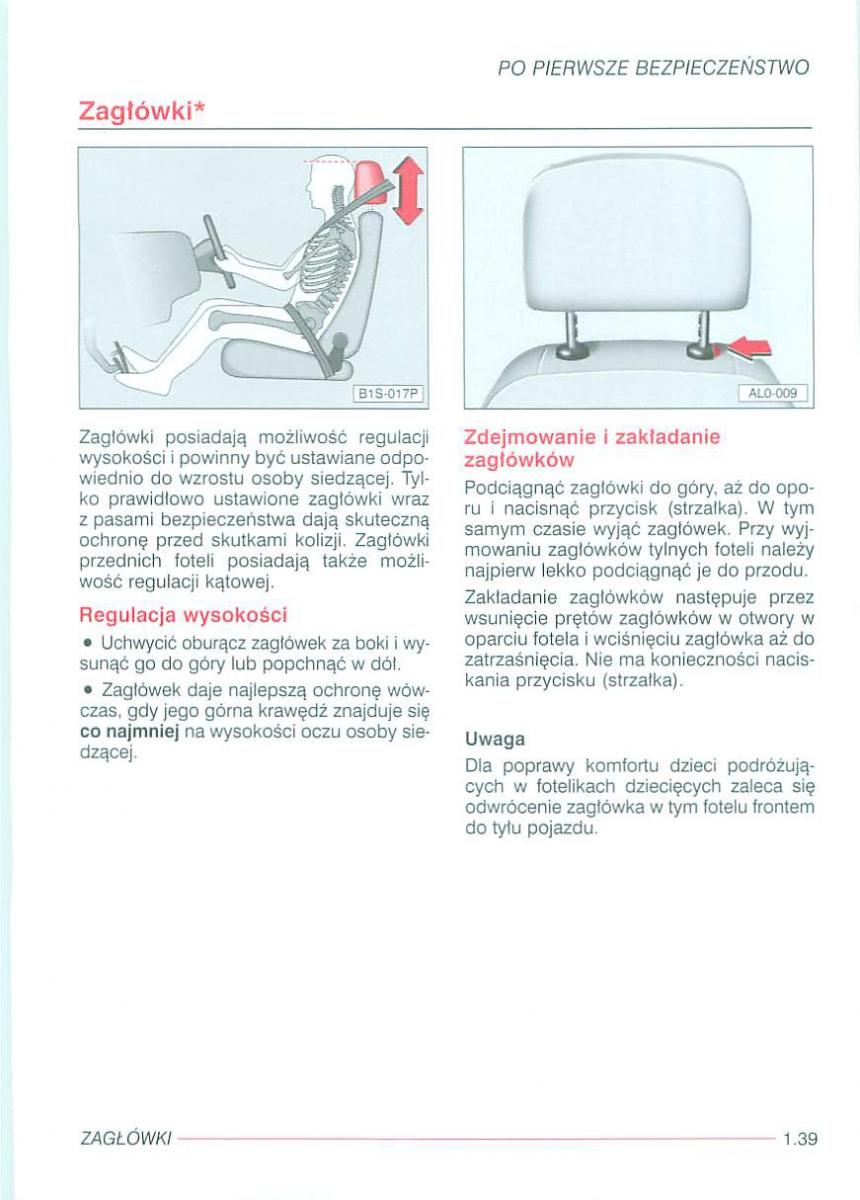 Seat Alhambra I 1 instrukcja obslugi / page 46