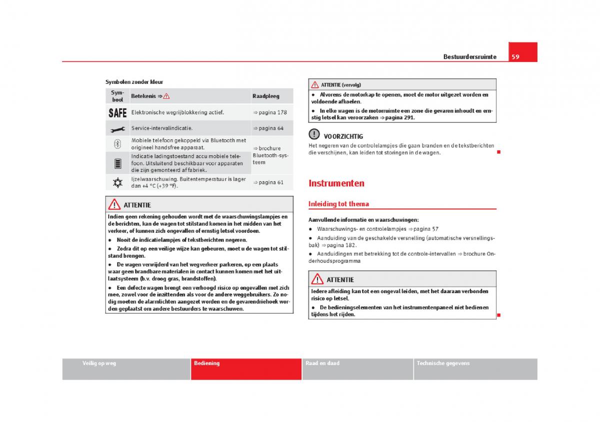 Seat Alhambra II 2 handleiding / page 62