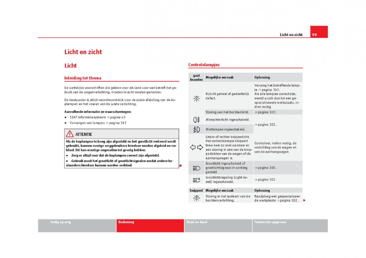 Seat Alhambra II 2 handleiding / page 102