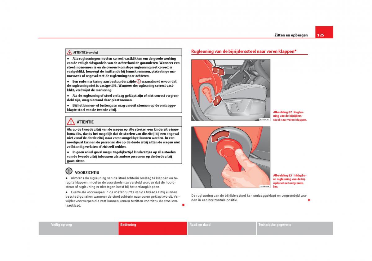 Seat Alhambra II 2 handleiding / page 128