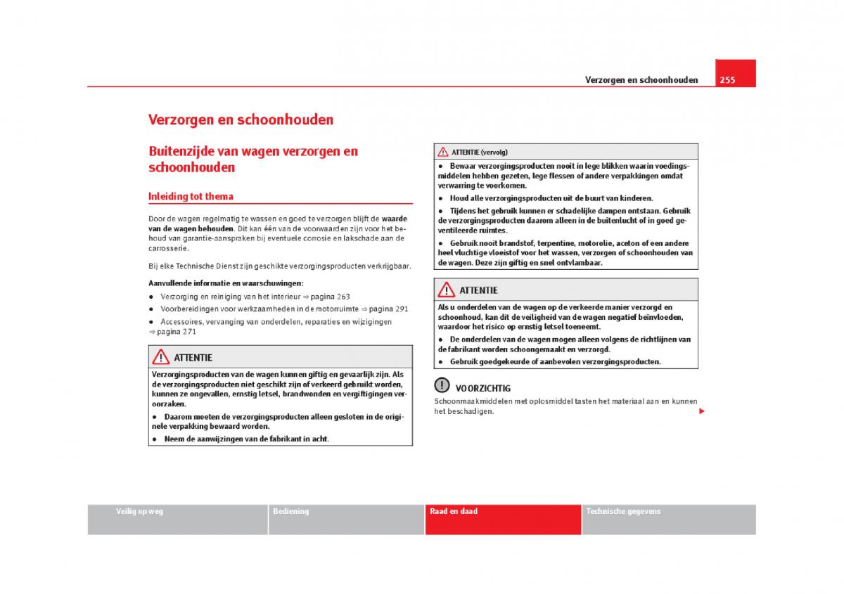 Seat Alhambra II 2 handleiding / page 258