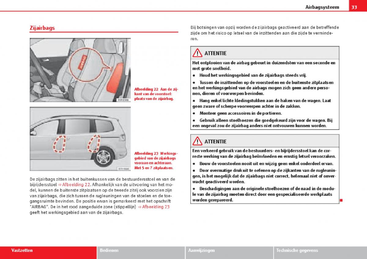 Seat Alhambra II 2 handleiding / page 35