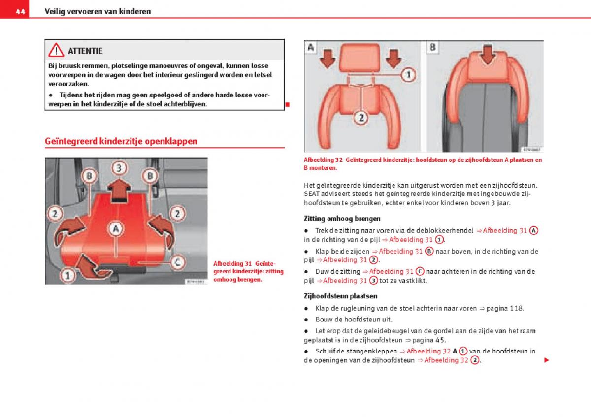 Seat Alhambra II 2 handleiding / page 46