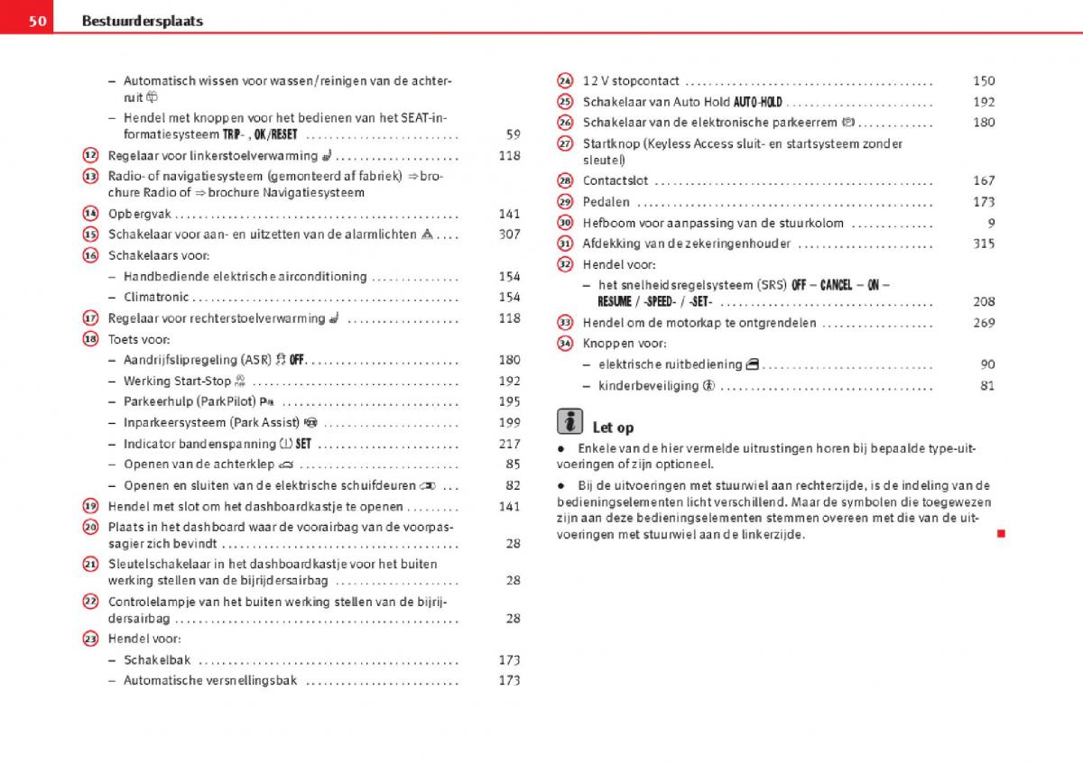 Seat Alhambra II 2 handleiding / page 52