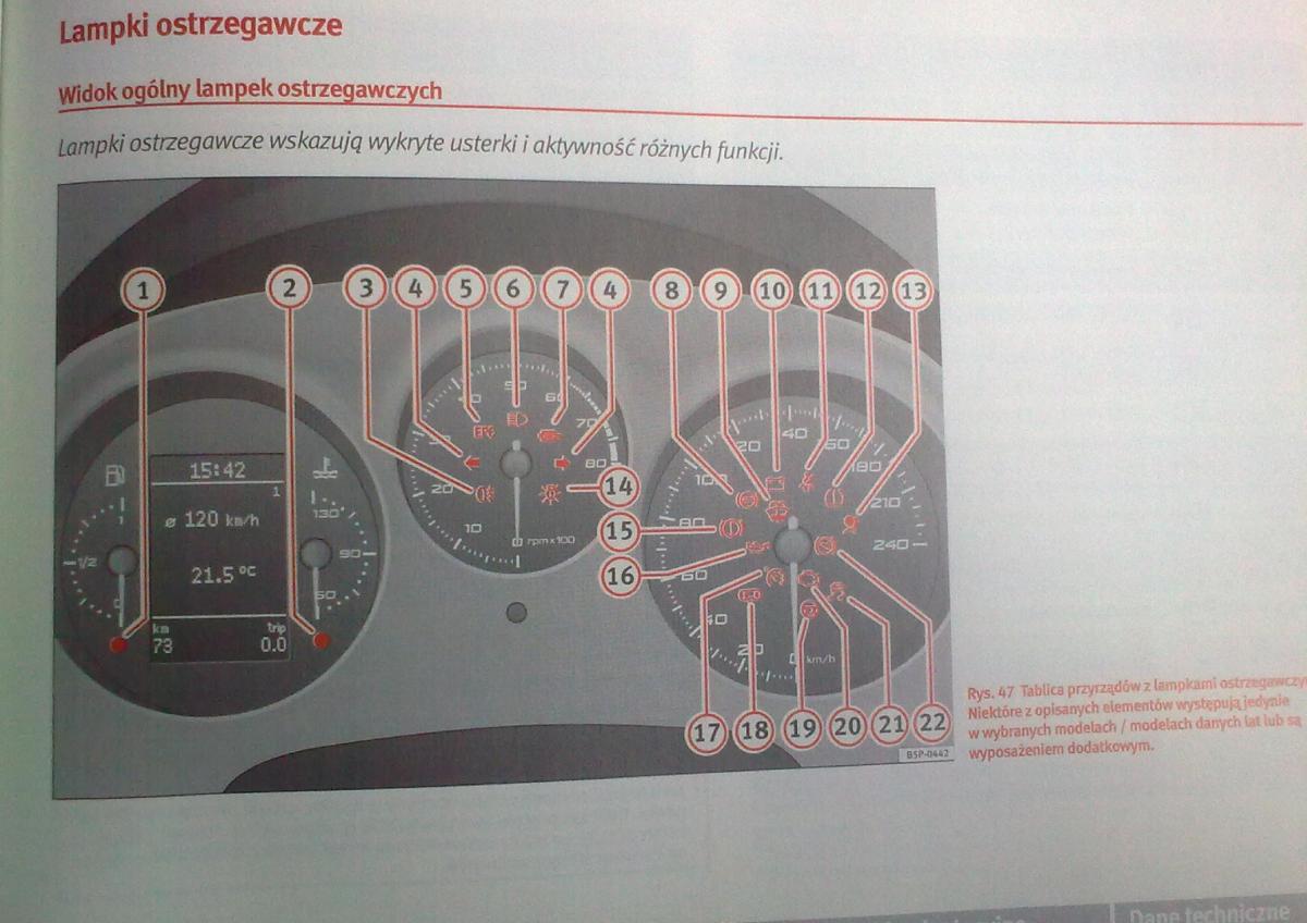 Seat Leon II 2 instrukcja obslugi / page 71