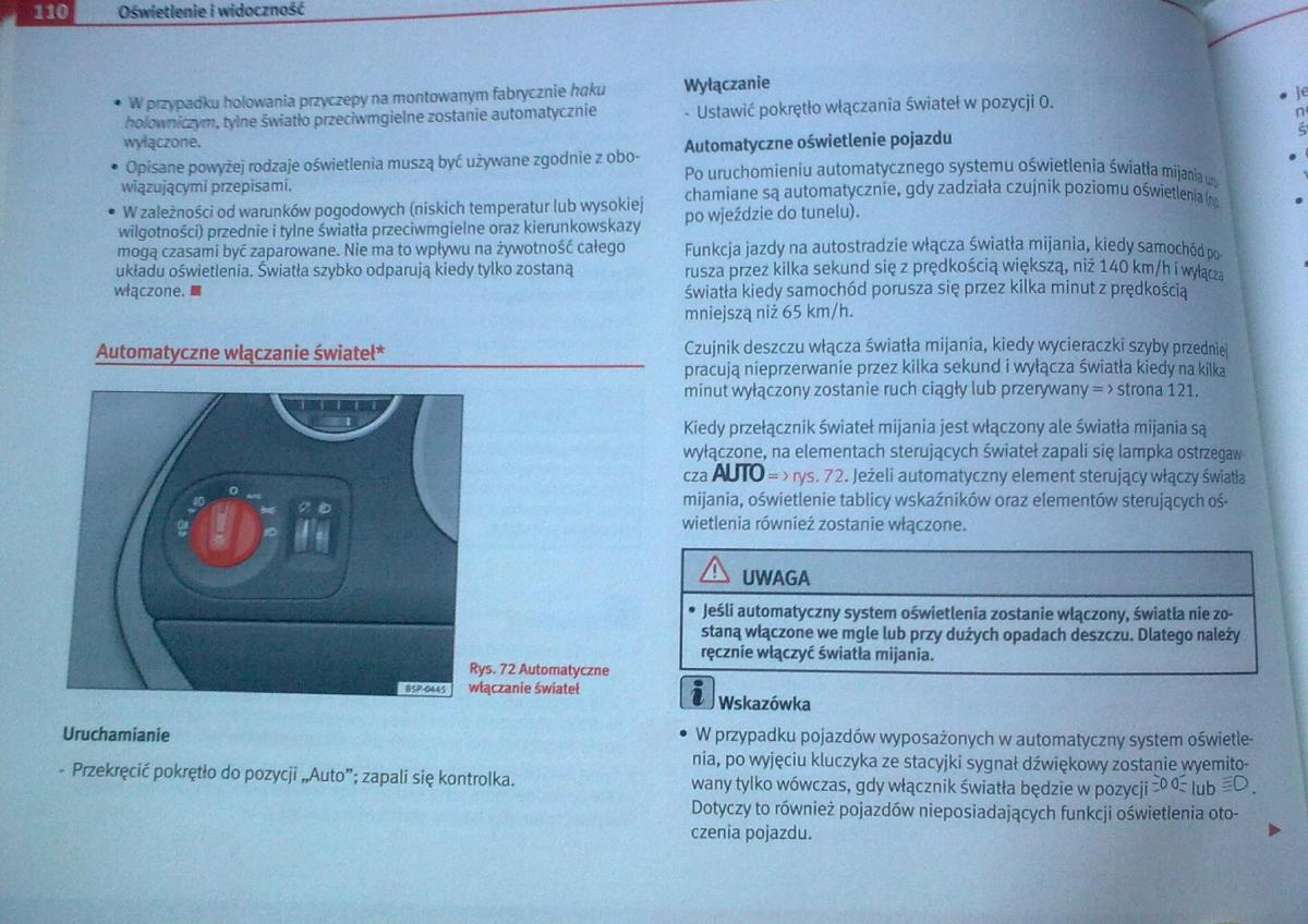 Seat Leon II 2 instrukcja obslugi / page 108