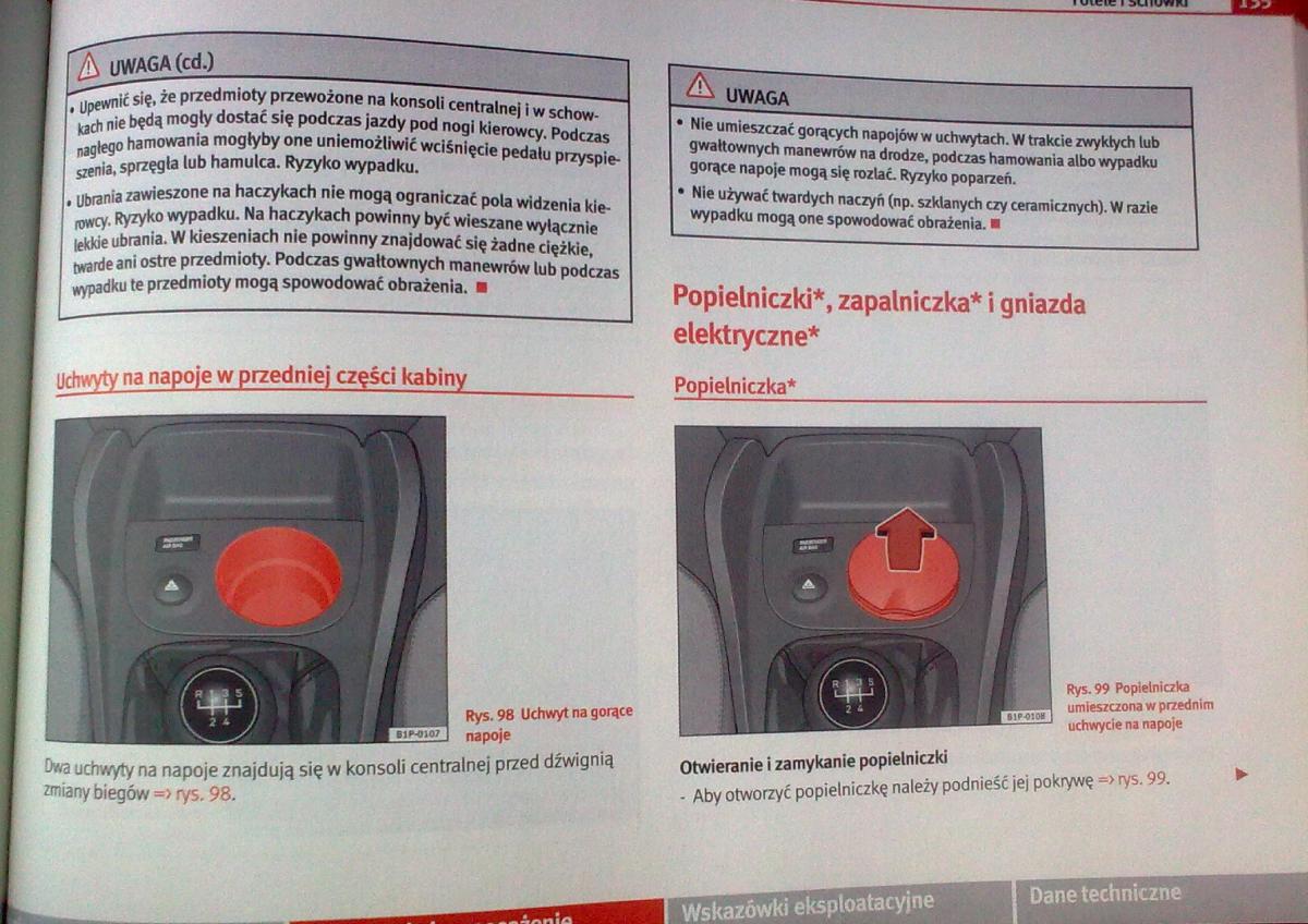 Seat Leon II 2 instrukcja obslugi / page 133