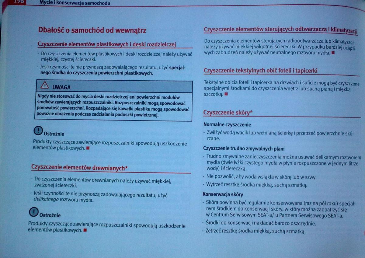 Seat Leon II 2 instrukcja obslugi / page 195