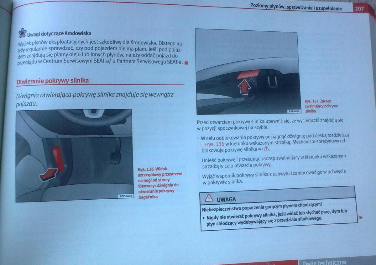 Seat Leon II 2 instrukcja obslugi / page 204